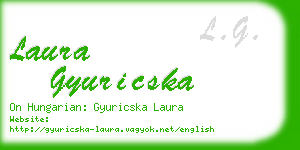 laura gyuricska business card